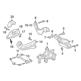 Lexus OE - Suspension Trailing Arm Bolt