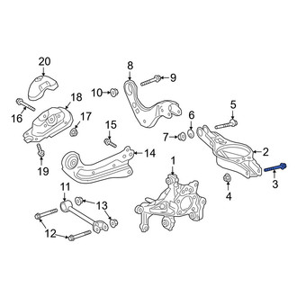 Lexus OE - Lower Outer Suspension Control Arm Bolt