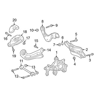 Lexus OE - Rear Suspension - Suspension Components