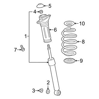 Lexus OE - Rear Suspension - Struts & Components