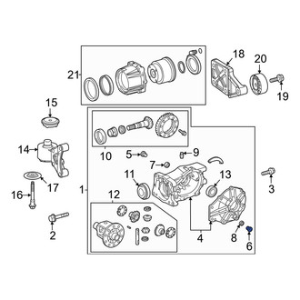 Lexus OE - Rear Lower Differential Housing Fill Plug