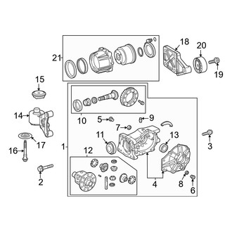 Lexus OE - Rear Suspension - Axle & Differential