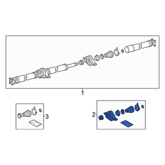 Lexus OE - Drive Shaft Center Support Bearing