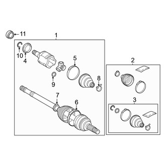 Lexus OE - Rear Suspension - Drive Axles