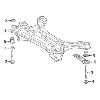 Lexus OE - Rear Suspension - Suspension Mounting