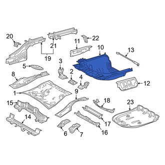 Lexus OE - Rear Spare Tire Compartment