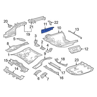 Lexus OE - Rear Right Floor Extension