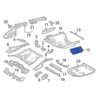 Lexus OE - Rear Left Floor Extension