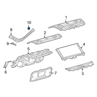 Lexus OE - Partition Panel Nut