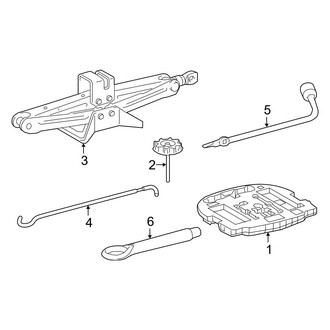 Lexus OE - Rear Body & Floor - Jack & Components