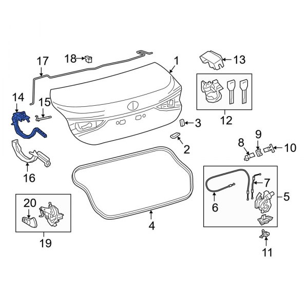 Deck Lid Hinge