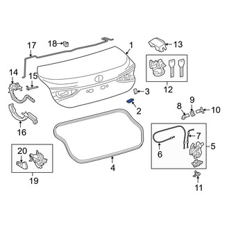 Lexus OE - Liftgate Insulator