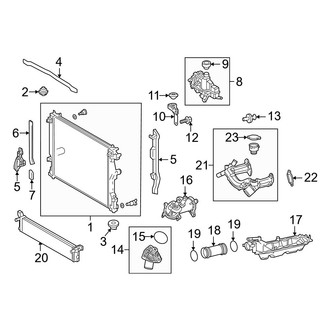 Lexus OE - Cooling - Radiator & Components