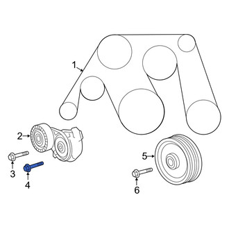 Lexus OE - Belt Tensioner Bolt