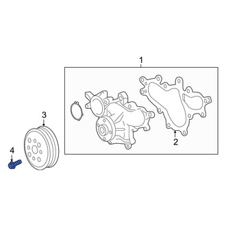 Lexus OE - Engine Water Pump Pulley Bolt