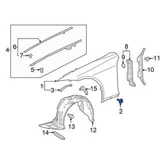 Lexus OE - Fender Bolt