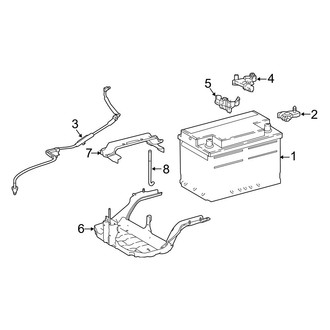 Lexus OE - Electrical - Battery (Conventional)