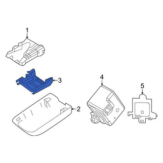 Lexus OE - Lane Departure System Camera Bracket