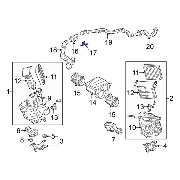 Hybrid & Electric Vehicle Sound Alert Speaker Bracket