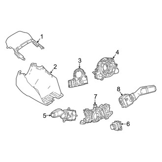 Lexus OE - Steering Column - Shroud, Switches & Levers