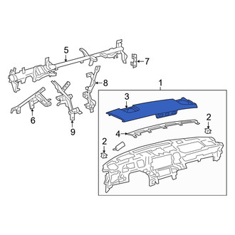 Lexus OE - Front Upper Instrument Panel Cover