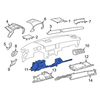 Lexus OE - Front Center Instrument Panel Trim Panel