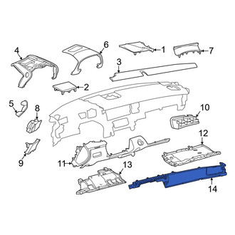 Lexus OE - Front Center Instrument Panel Trim Panel