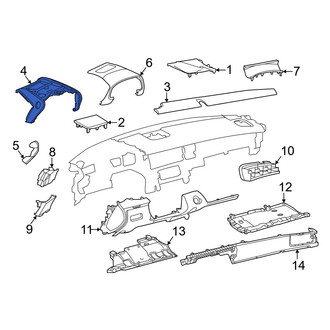 Lexus OE - Instrument Cluster Visor