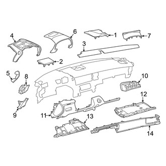 Lexus OE - Instrument Panel Components