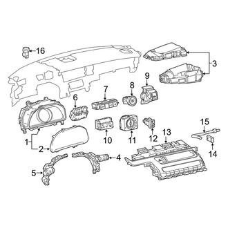 Lexus OE - Instrument Panel - Cluster & Switches