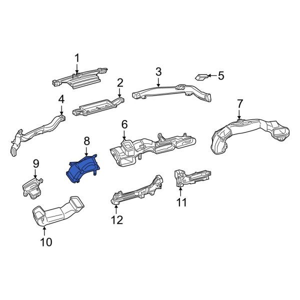 Instrument Panel Air Duct