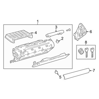 Lexus OE - Instrument Panel - Glove Box