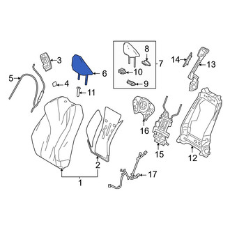 Lexus OE - Front Right Headrest
