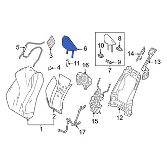 Lexus OE - Front Left Headrest