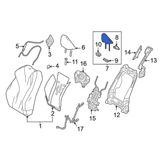 Lexus OE - Front Left Headrest
