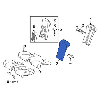 Lexus OE - Rear Center Seat Back Cushion Cover