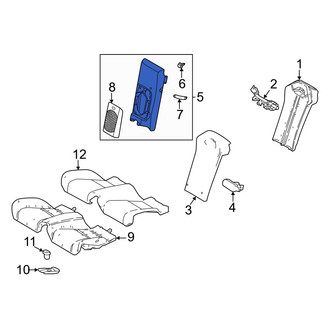 Lexus OE - Rear Left Seat Back Cushion Cover