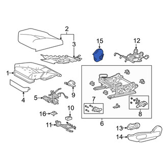 Lexus OE - Front Left Inner Seat Trim Panel