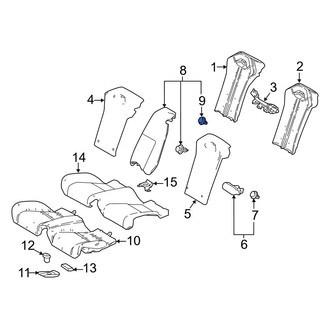 Lexus OE - Roof Opening Trim Clip