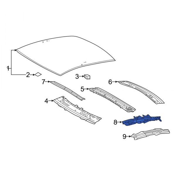 Roof Side Rail Reinforcement