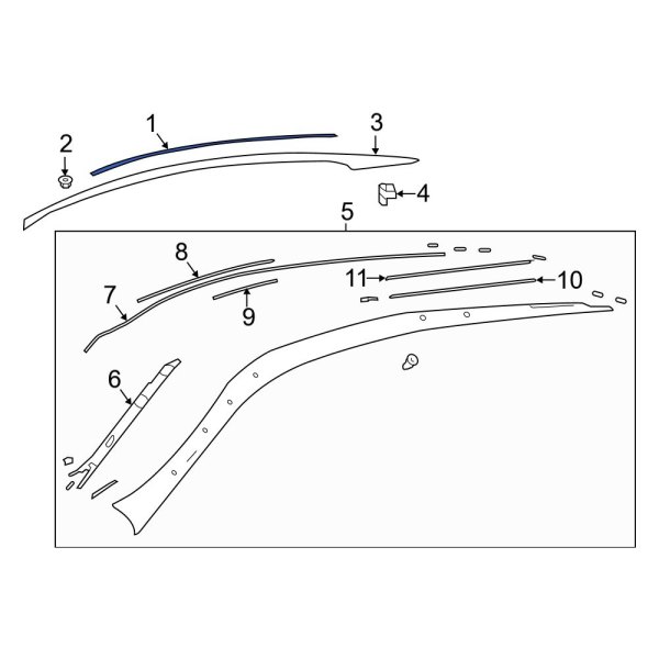 Roof Drip Molding