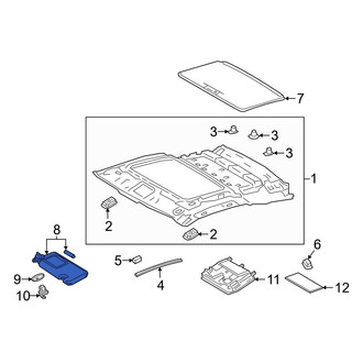 Lexus OE - Left Sun Visor