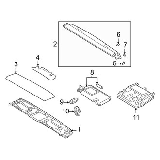 Lexus OE - Roof - Interior Trim (Base Convertible)
