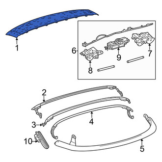 Lexus OE - Roof Header Panel