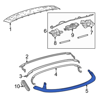 Lexus OE - Convertible Top Hinge Cover
