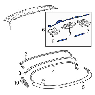 Lexus OE - Convertible Top Latch