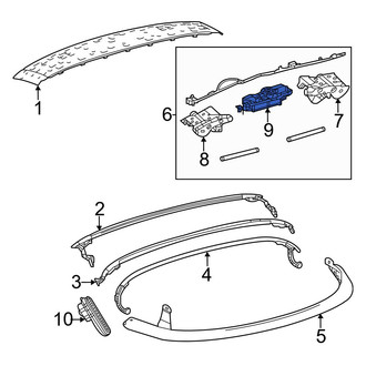 Lexus OE - Convertible Top Motor