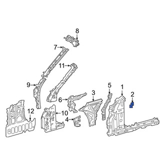 Lexus OE - Body A-Pillar Seal