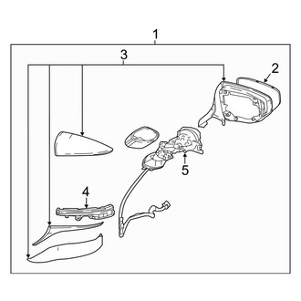 Lexus OE - Door - Outside Mirrors