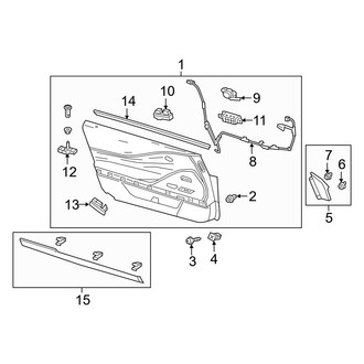 Lexus OE - Door - Interior Trim (Driver Side)
